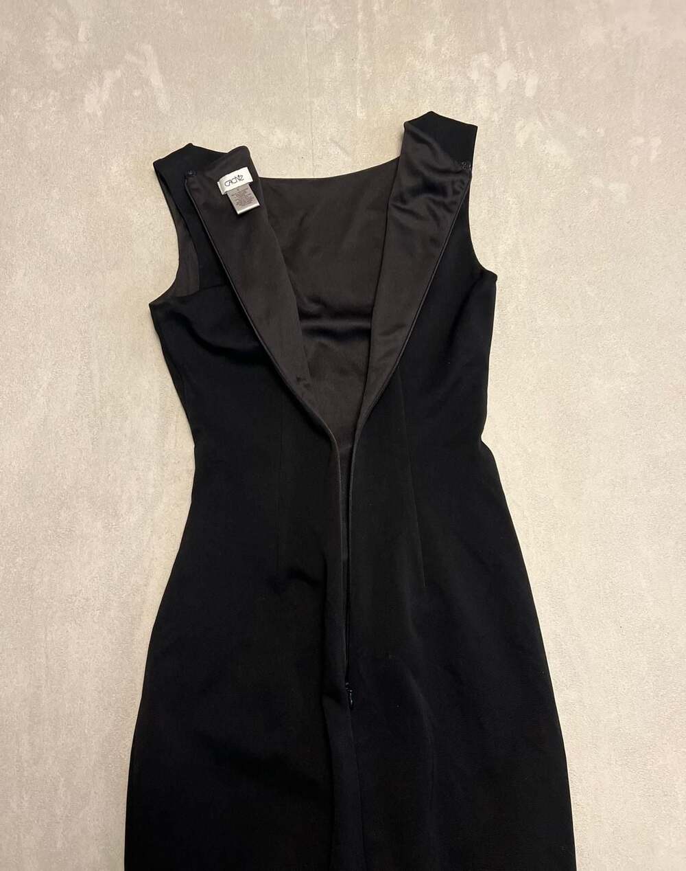 Cache Black Asymmetrical Cutout Ruched Sleeveless Sheath Dress Size 0 - Picture 4 of 8